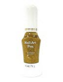 Nail Art Pointed Brush Pen - Gold