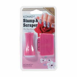 Konad Stamp and Scraper Set II White